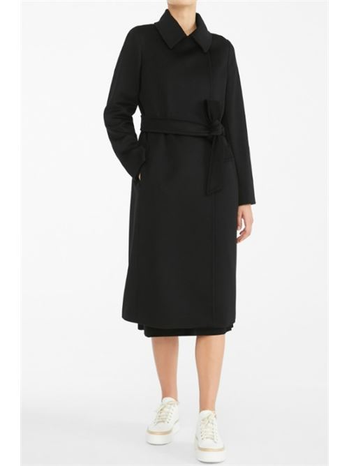 Black bcollag coat Max Mara | 2426016101600.013